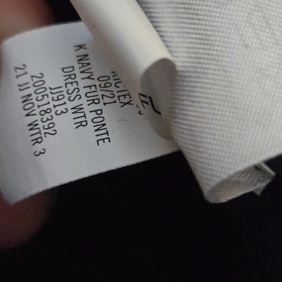 Janie and Jack Navy dress with fur, 12-18mos New WithOUT Tags - Picture 5 of 7